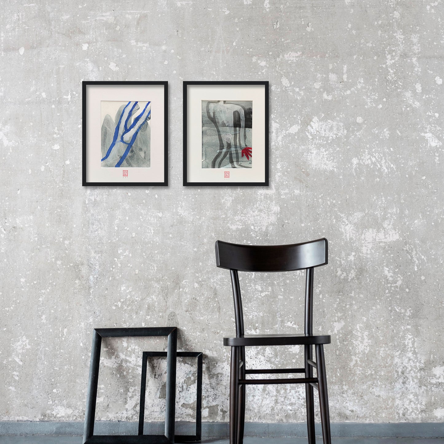 KOPFSPRUNG (Mixed-Media)