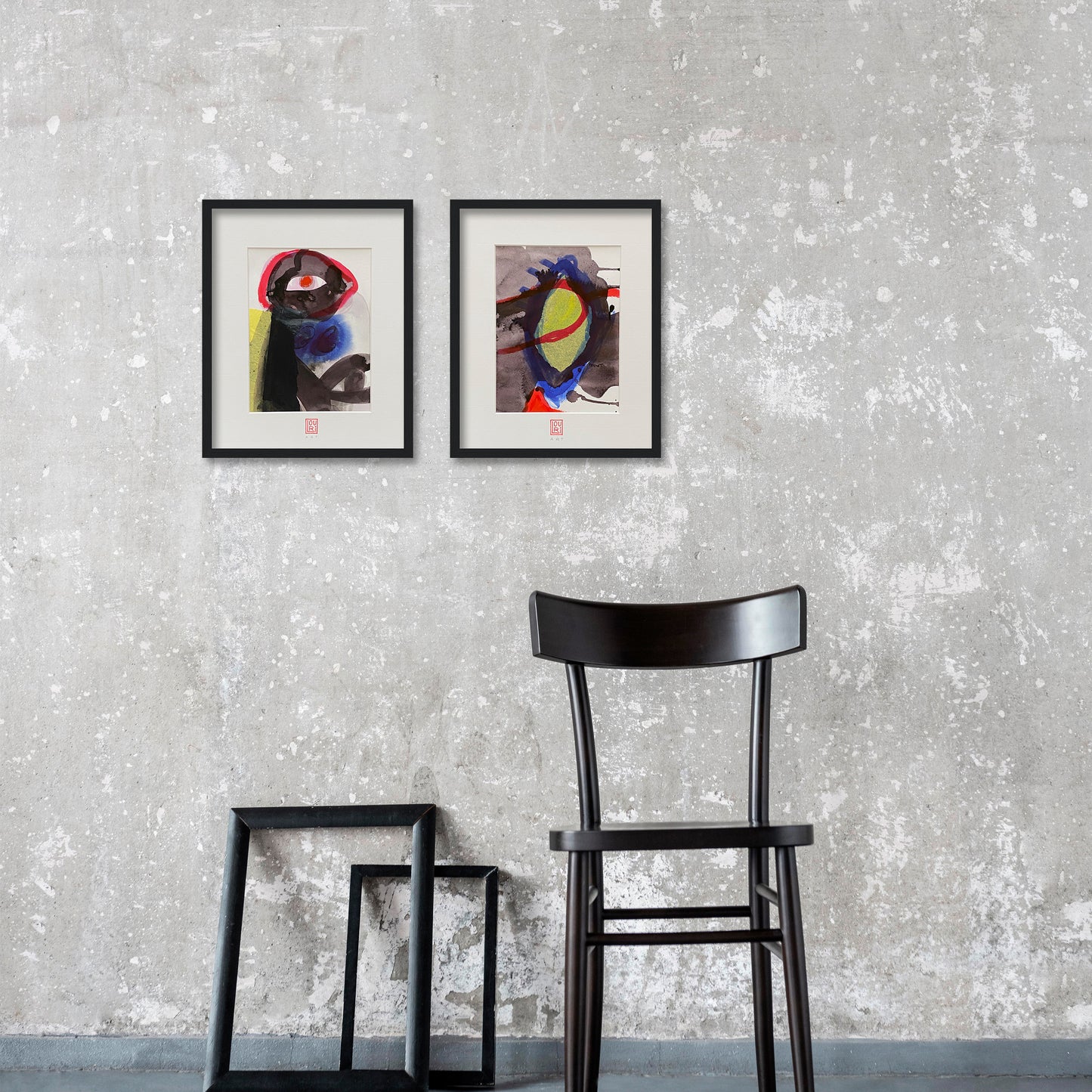 ICH SEH' DICH 2 (Mixed-Media)